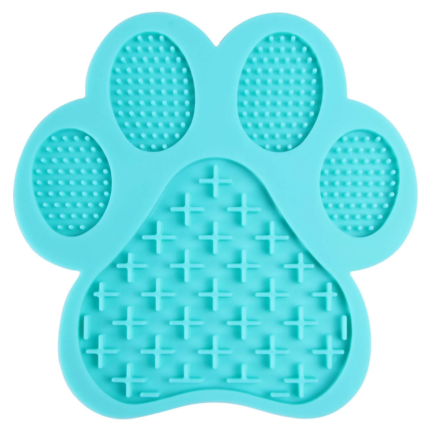 Silicone Dog Paw Shaped Pet Lick Pad Dog Food Bowl