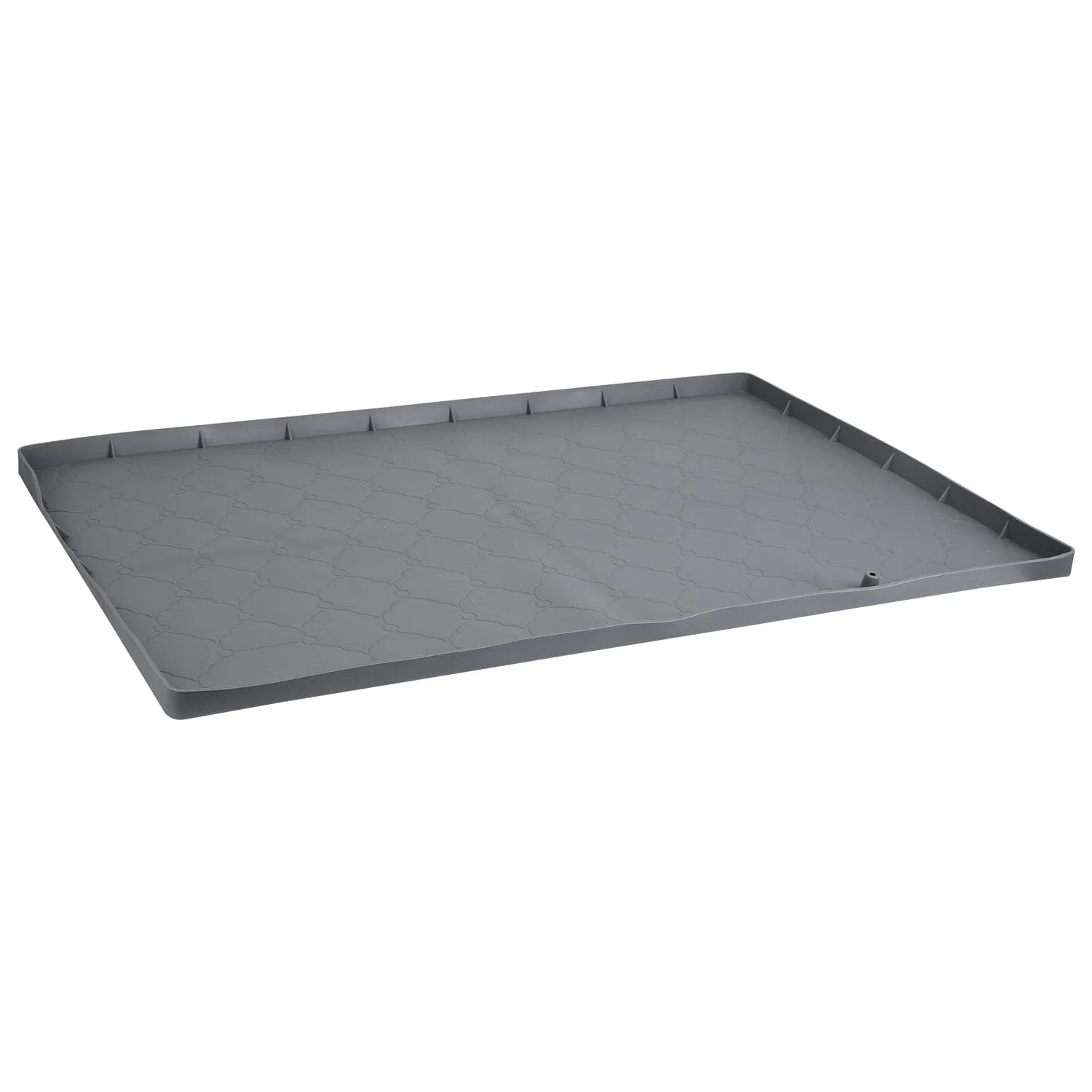 Silicone Under Sink Mat Liner with Drain Hole