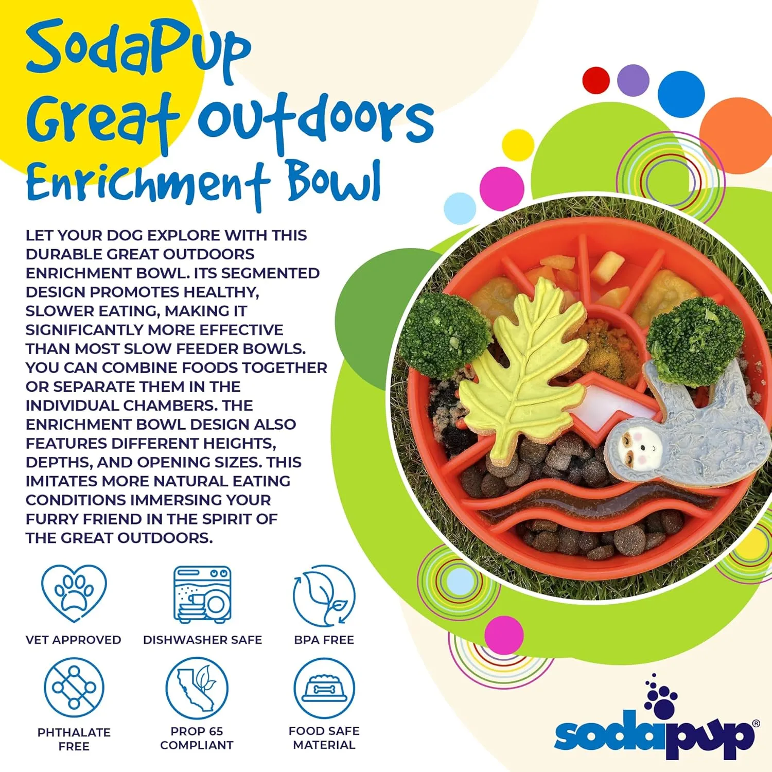 SodaPup Great Outdoors Slow Feeder