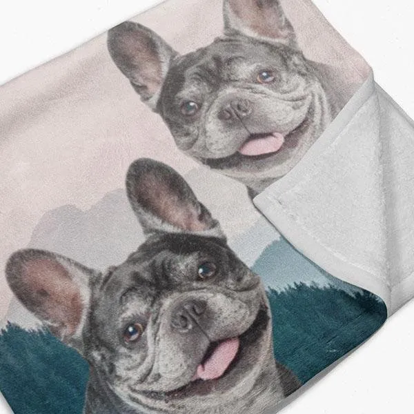 Super Portrait Sherpa Blanket