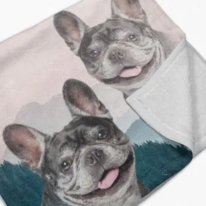 Super Portrait Sherpa Blanket