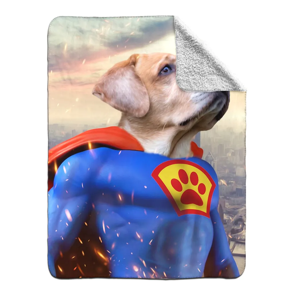 SUPERMUTT - FLEECE SHERPA BLANKET