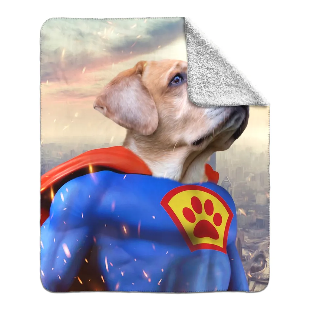 SUPERMUTT - FLEECE SHERPA BLANKET