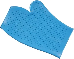 Tough 1 Rubber Grooming Glove, Turquoise