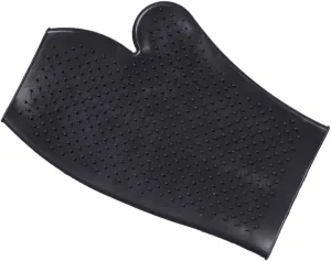 Tough 1 Rubber Grooming Gloves, Black