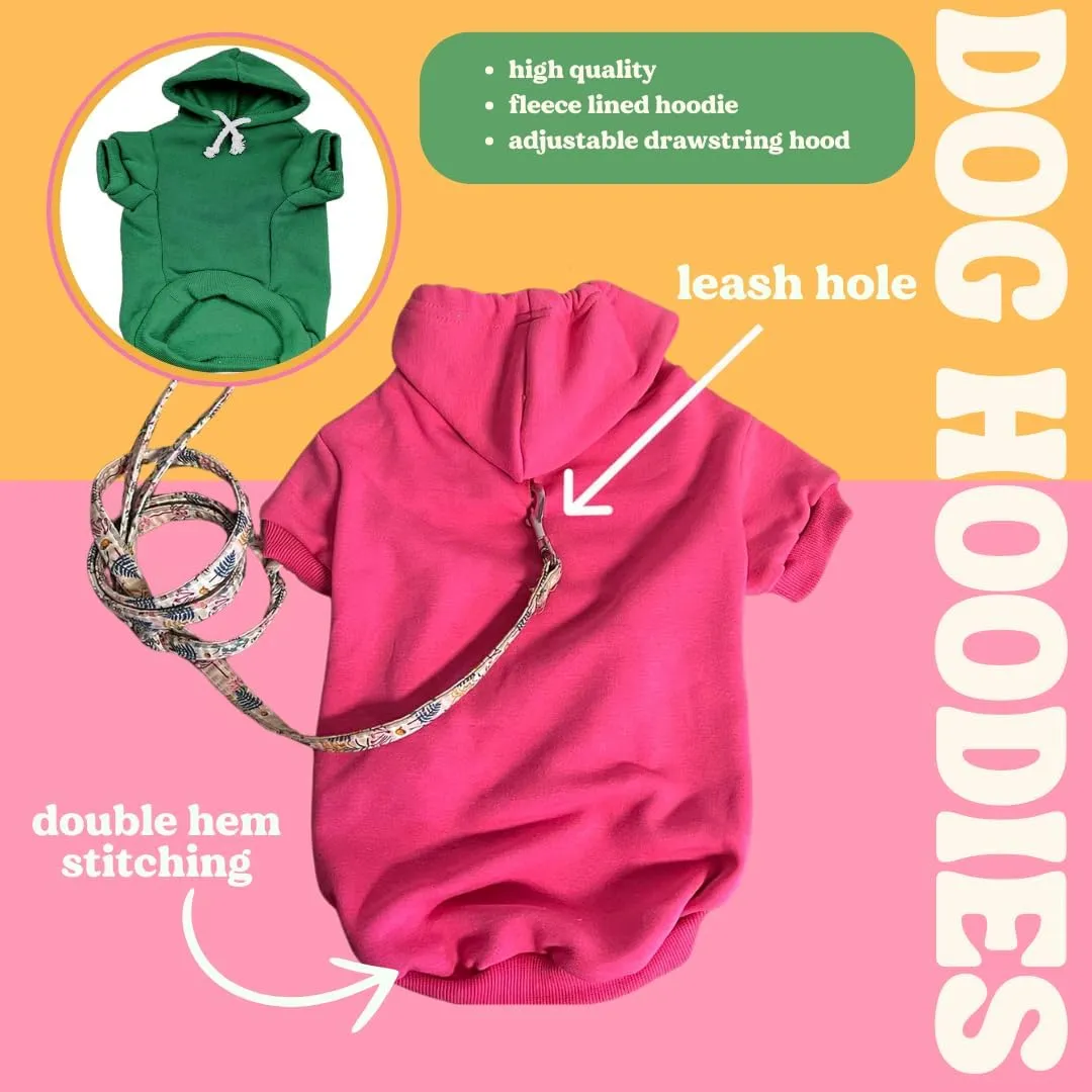 Two Moms are Better Than One Mother's Day Dog Hoodie | Fleece Lined |Leash Hole| Pride Day | LGBTQ  | Rainbow | Parade|Grey, Medium 322