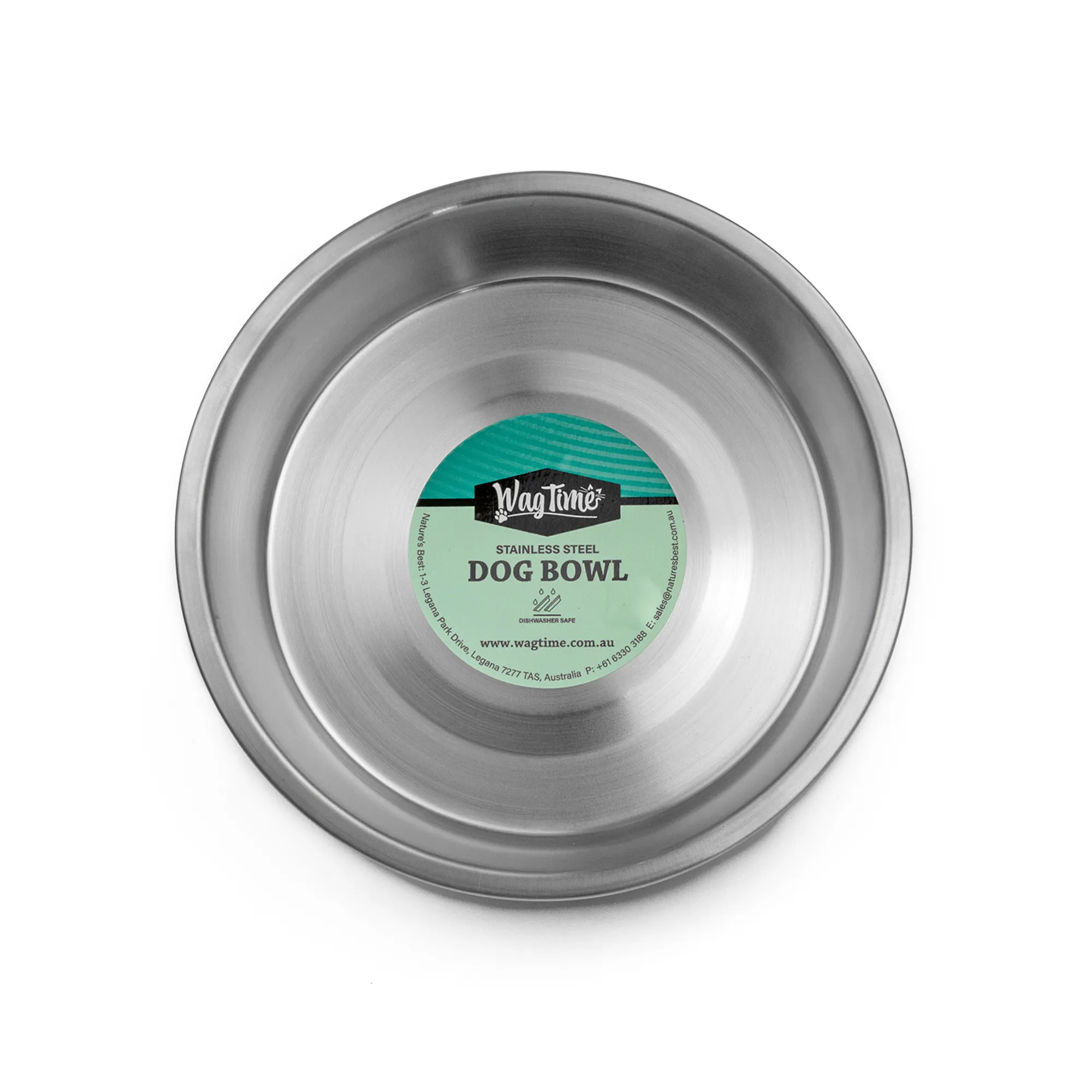 WagTime - Purple Stainless Steel Dog Bowl (Medium)