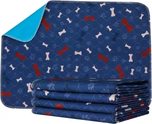 Washable Pee Pads for Dogs   Pet Grooming Gloves - Waterproof & Non-Slip Fast Absorbing Puppy Potty Training Pads,Reusable Whelping Pads, Pee Pad for Guinea Pig Cage,Dog Playpen Mat