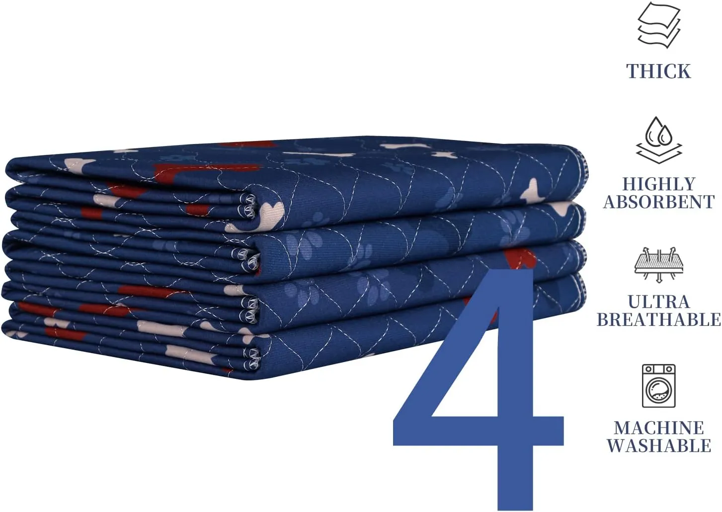 Washable Pee Pads for Dogs   Pet Grooming Gloves - Waterproof & Non-Slip Fast Absorbing Puppy Potty Training Pads,Reusable Whelping Pads, Pee Pad for Guinea Pig Cage,Dog Playpen Mat