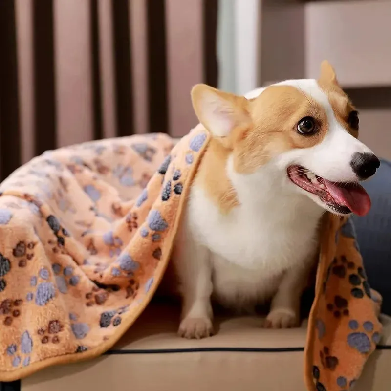Waterproof Pet Blanket Reversible 40X30 Throw Protects Couch, Car, and Bed from Spills, Stains, or Fur Dog and Cat Blankets (Gray)