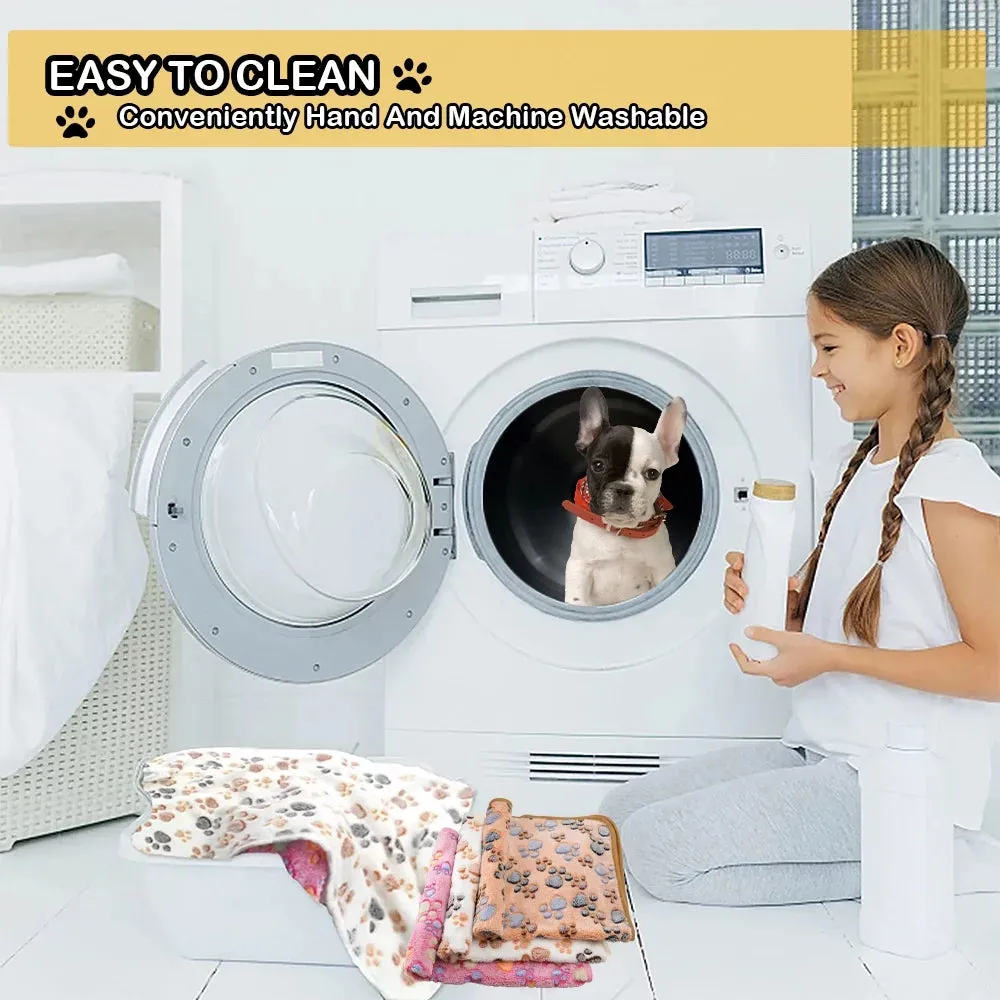 Waterproof Pet Blanket Reversible 40X30 Throw Protects Couch, Car, and Bed from Spills, Stains, or Fur Dog and Cat Blankets (Gray)